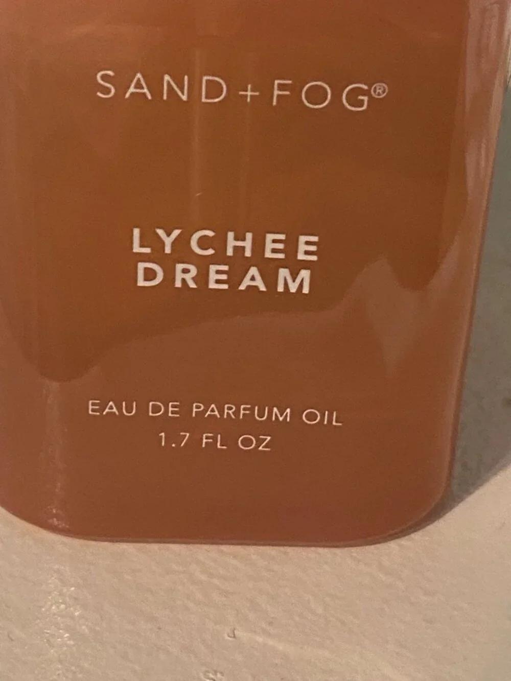 Sand + Fog Eau De Parfum Oil 1.7 fl oz Lychee Dream Pear Peach Jasmine Amber NEW
